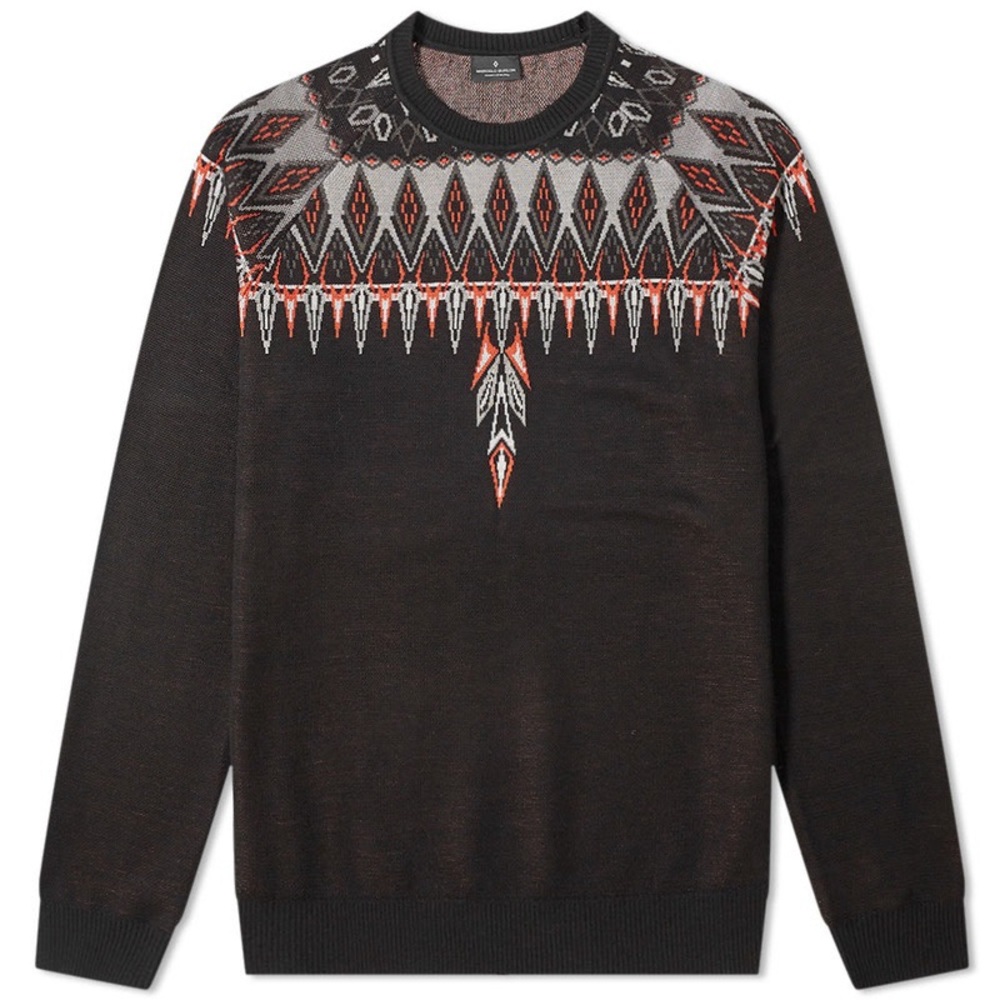 Marcelo Burlon County Of Milan Sweater Men’s L Norwegian Wings Intarsia Jumper